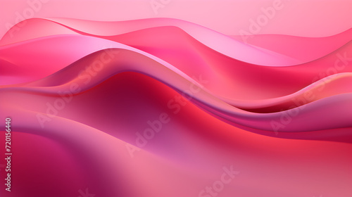 Pink and white waves on a pink background,, Splashes of bright paint close-up. The moment the varnish falls on a white surface Colorful splashes of paint are isolated on a black background