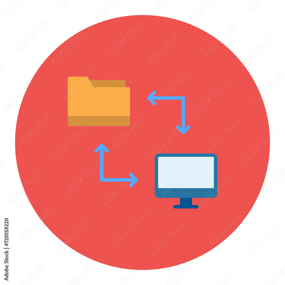 Online File Transfer icon vector image. Can be used for Coding and Development. Online File Transfer icon vector image. Can be used for Coding and Development.