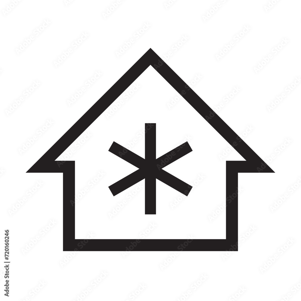 air conditioning icon. house cooling system icon. line vector icon on white background. high quality design element. editable linear style stroke. vector icon. AI, EPS, PNG, JPG air conditioning icon. house cooling system icon. line vector icon on white background. high quality design element. editable linear style stroke. vector icon. AI, EPS, PNG, JPG