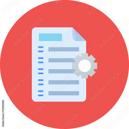 Documents Management icon vector image. Can be used for Human Resource.