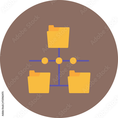 Plurality of Sources icon vector image. Can be used for Big Data.