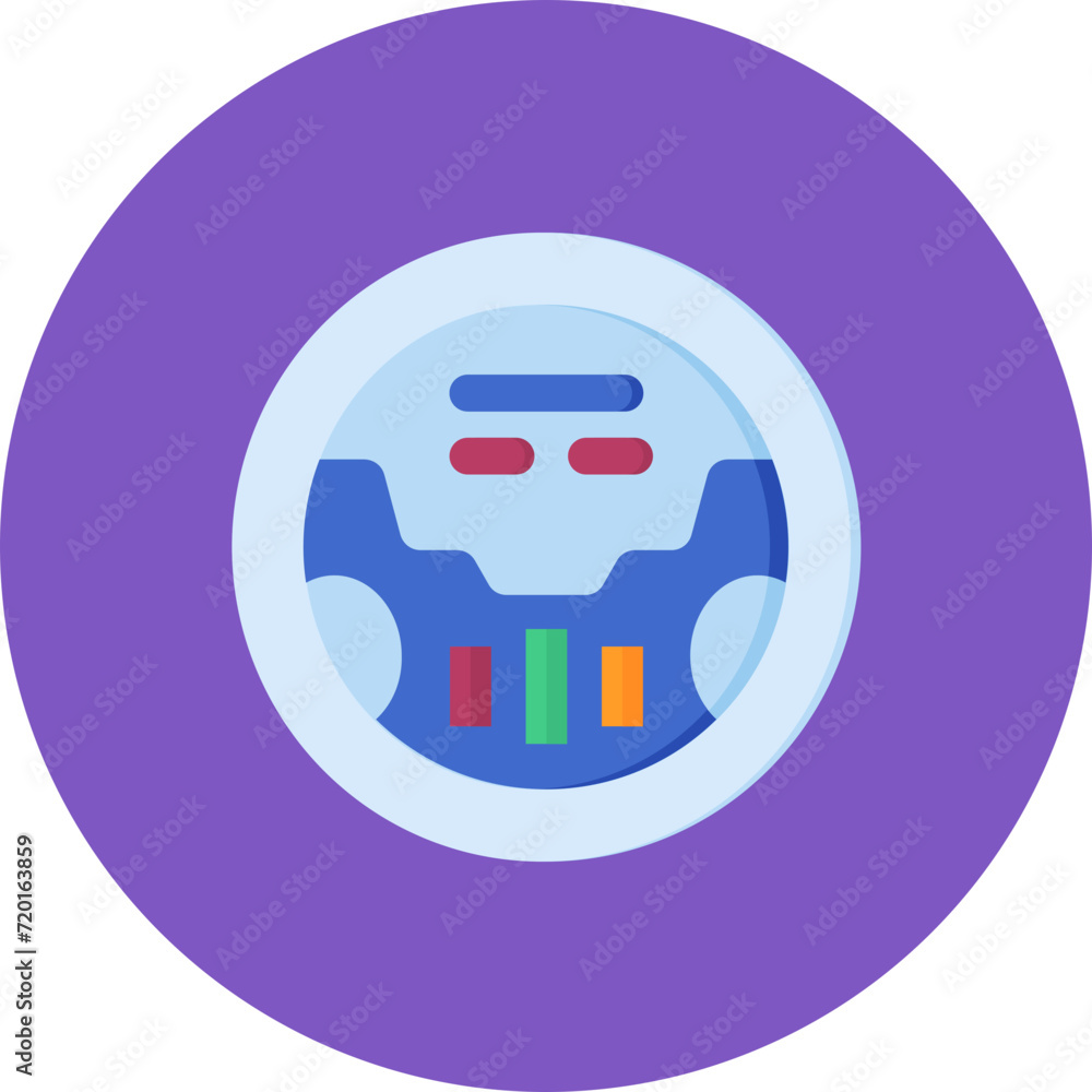 Smart Vacuum icon vector image. Can be used for Artificial Intelligence. Smart Vacuum icon vector image. Can be used for Artificial Intelligence.