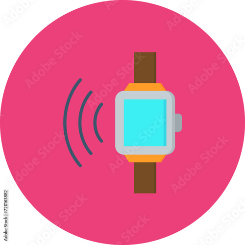 Smart Watch icon vector image. Can be used for Artificial Intelligence.