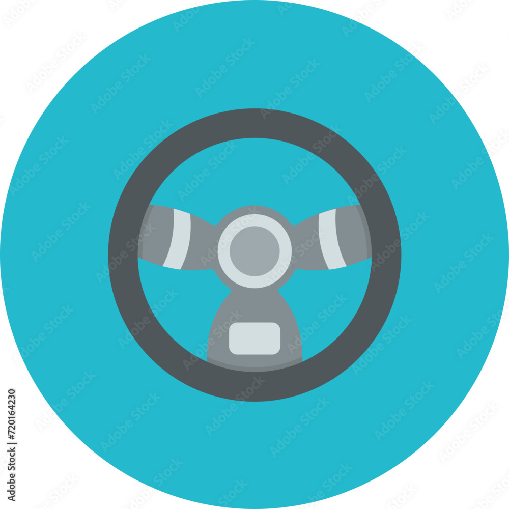 Steering Wheel icon vector image. Can be used for Taxi Service. Steering Wheel icon vector image. Can be used for Taxi Service.