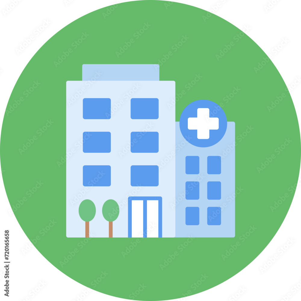 Hospital icon vector image. Can be used for Emergency Services. Hospital icon vector image. Can be used for Emergency Services.
