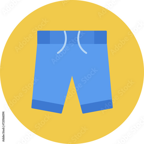 Shorts icon vector image. Can be used for Athletics.