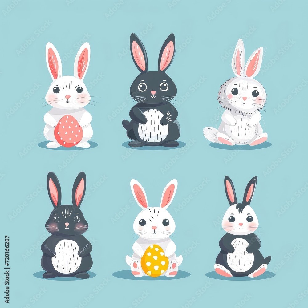 easter bunny set easter bunny set