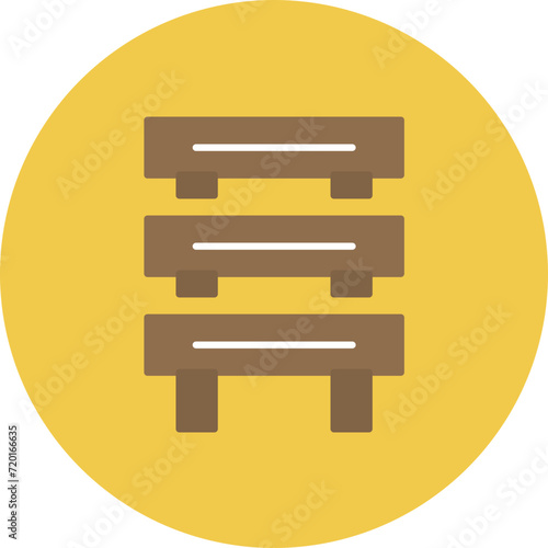 Hurdles Race icon vector image. Can be used for Athletics.