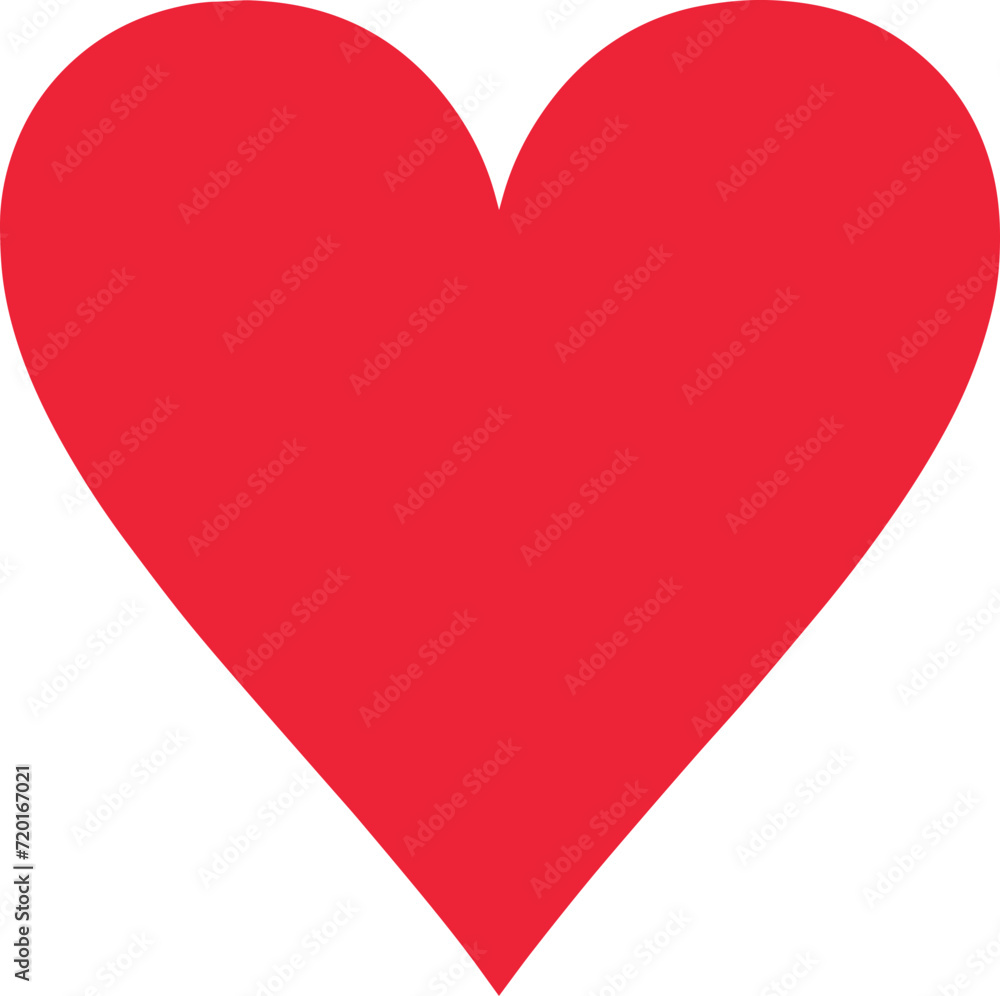hearts poker card symbol, playing card vector illustration