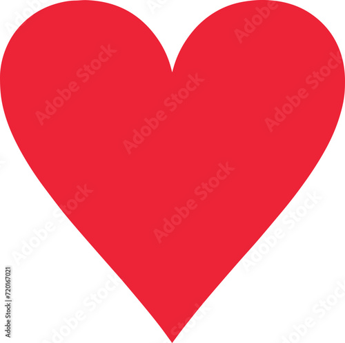 hearts poker card symbol, playing card vector illustration