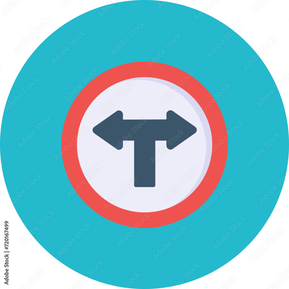 Junction icon vector image. Can be used for Road Signs. Junction icon vector image. Can be used for Road Signs.