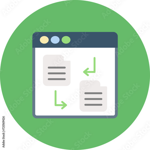 Data Transfer icon vector image. Can be used for User Experience.