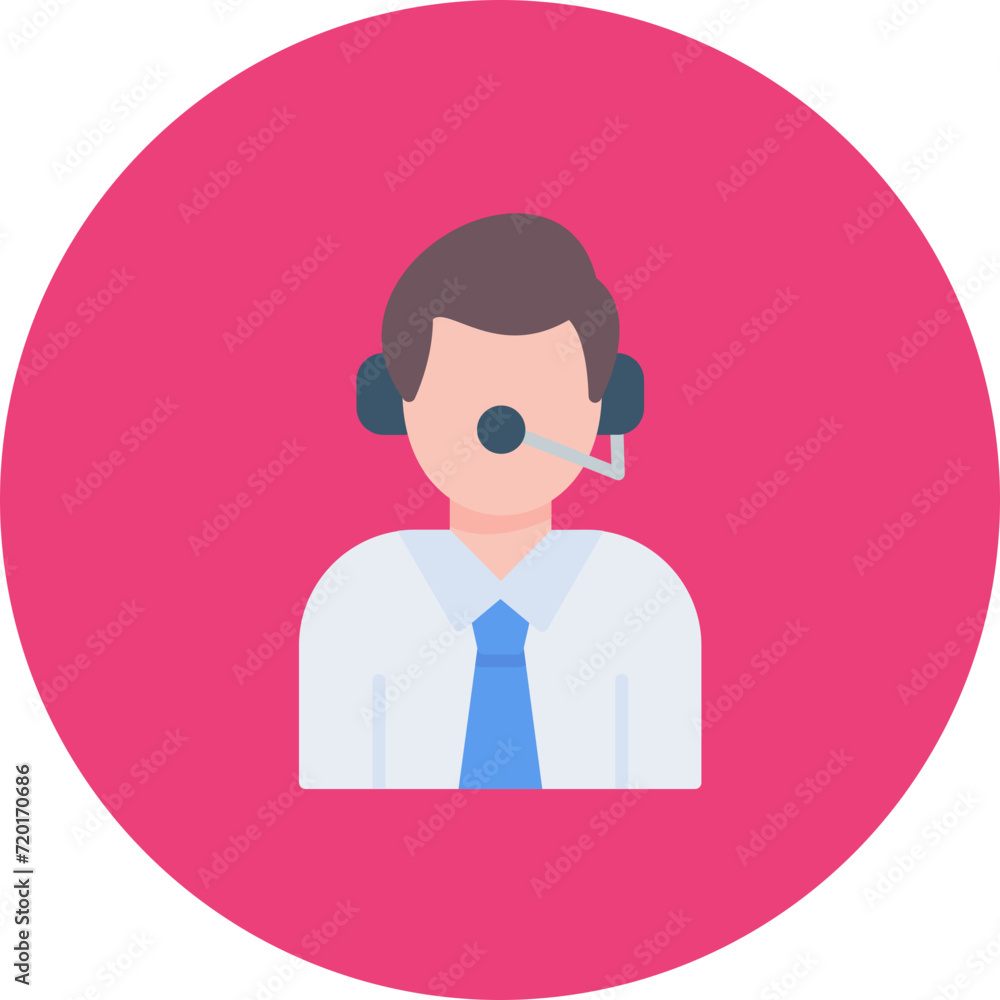 Assistance icon vector image. Can be used for Business and Finance.