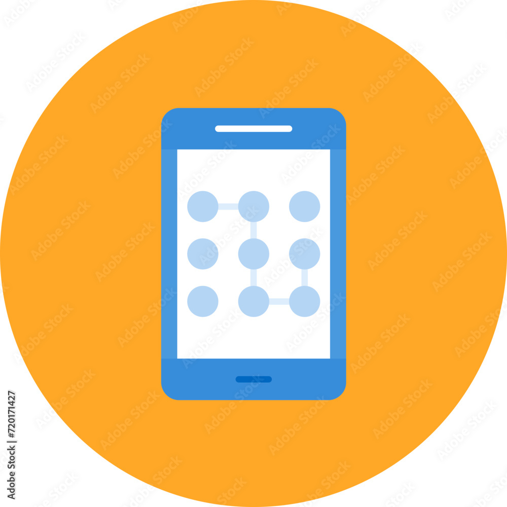 Pattern Lock icon vector image. Can be used for Networking and Data Sharing. Pattern Lock icon vector image. Can be used for Networking and Data Sharing.