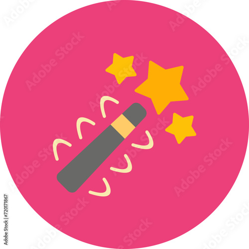 Magic Wand icon vector image. Can be used for Tools.