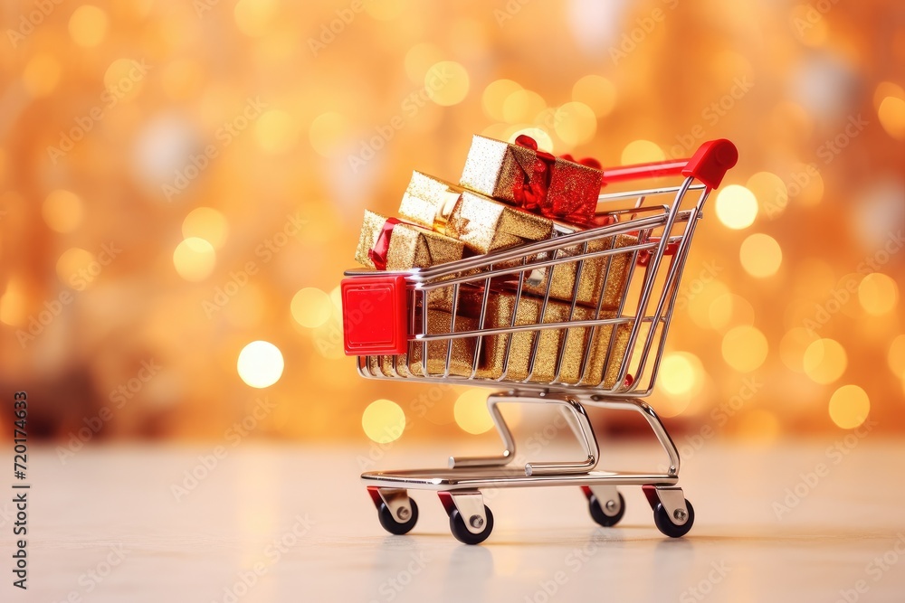 Golden Holiday Shopping Spree with Sparkling Gifts and Festive Cheer - Celebrate in Style Generative AI Golden Holiday Shopping Spree with Sparkling Gifts and Festive Cheer - Celebrate in Style Generative AI
