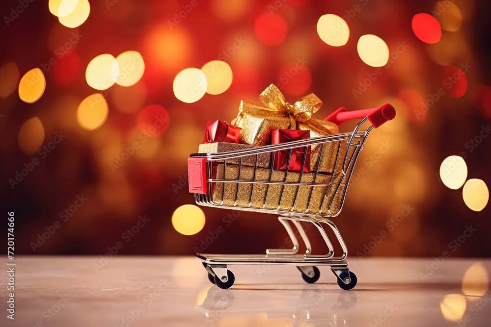 Golden Holiday Shopping Spree with Sparkling Gifts and Festive Cheer - Celebrate in Style Generative AI Golden Holiday Shopping Spree with Sparkling Gifts and Festive Cheer - Celebrate in Style Generative AI