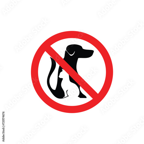 do not bring animals, sign prohibiting bringing pets
