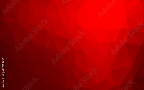 Light Red vector abstract polygonal layout. An elegant bright illustration with gradient. Elegant pattern for a brand book.