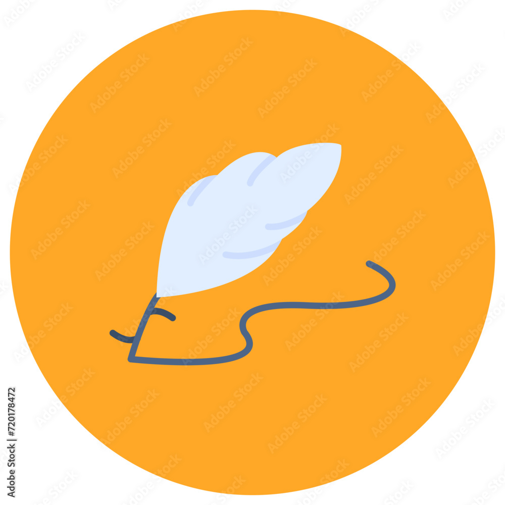 Writing Feather icon vector image. Can be used for Medieval. Writing Feather icon vector image. Can be used for Medieval.