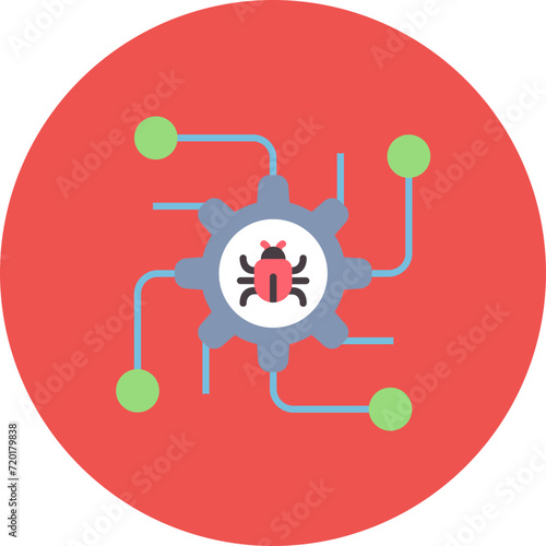 Debug icon vector image. Can be used for Computer Programming.