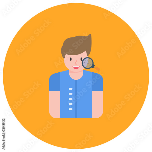 Skin Checkup icon vector image. Can be used for Health Checkup.