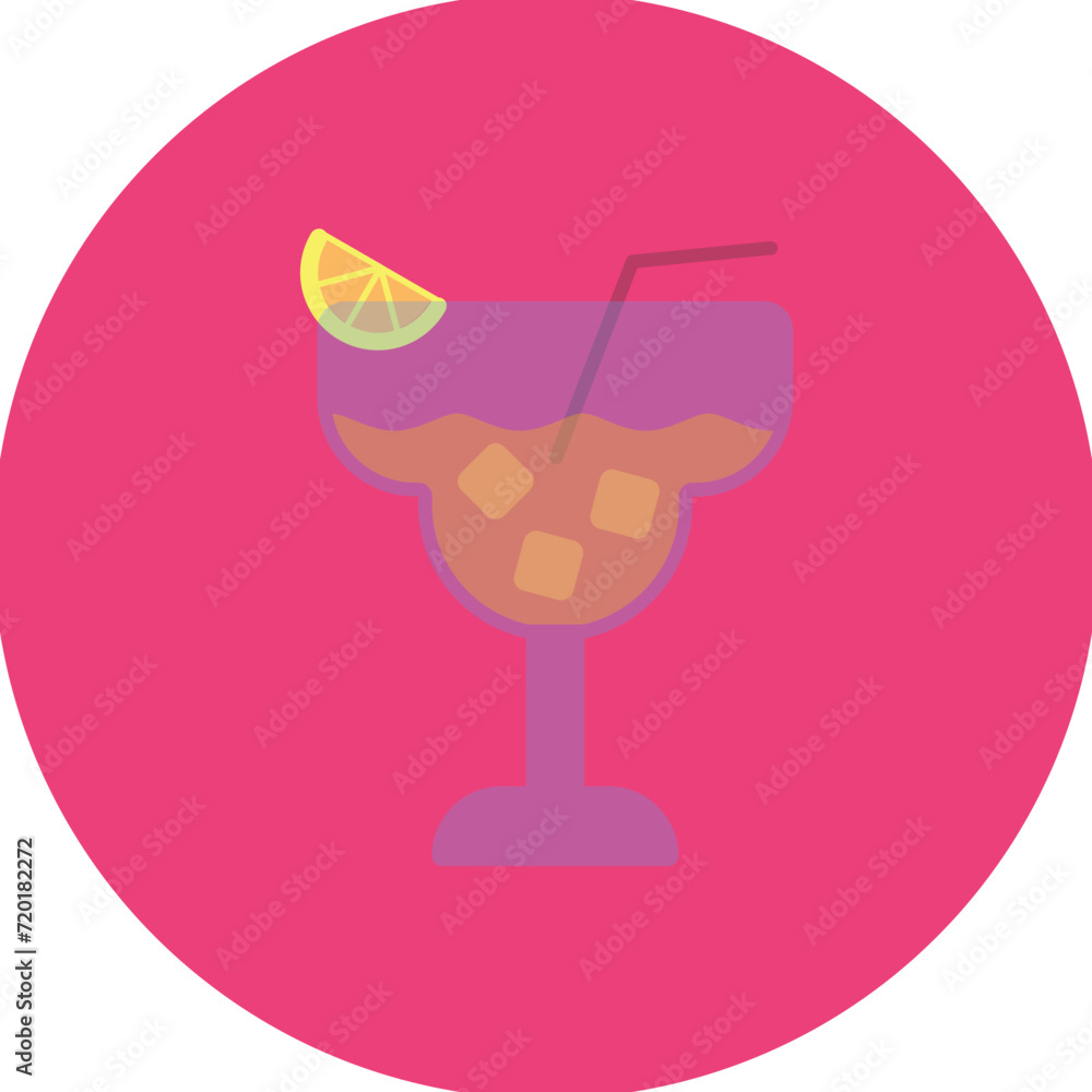 Daiquiri icon vector image. Can be used for Beverages. Daiquiri icon vector image. Can be used for Beverages.