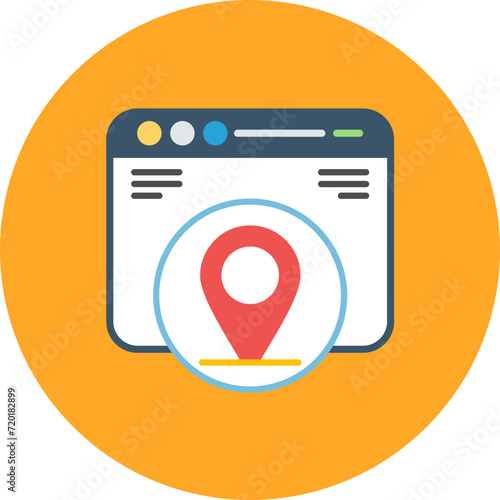 Location icon vector image. Can be used for Marketing.