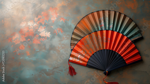 Kamiogi Japanese Folding Fan: Harmonizing elegance with functionality. Artistic modern design for a touch of cool sophistication. Elevate your lifestyle with this classy accessory.