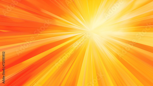 A dynamic photo showcasing an orange and yellow background with a burst of bright light.