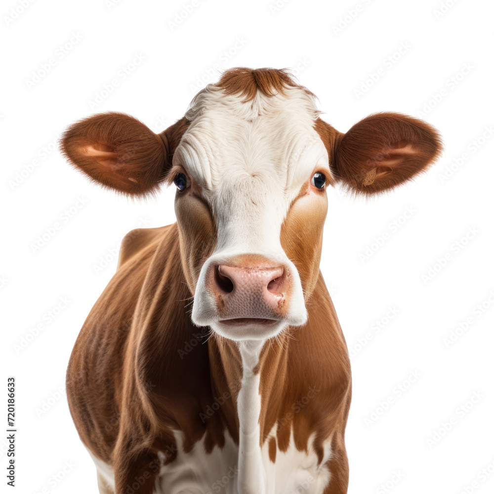 cow on a transparent background