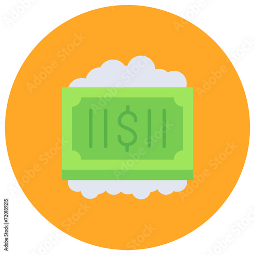 Money Laundering icon vector image. Can be used for Crime and Law.