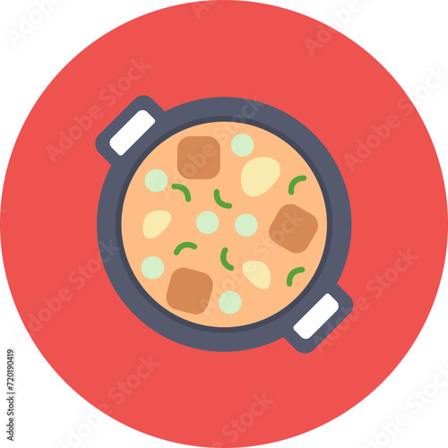 Goulash icon vector image. Can be used for World Cuisine.