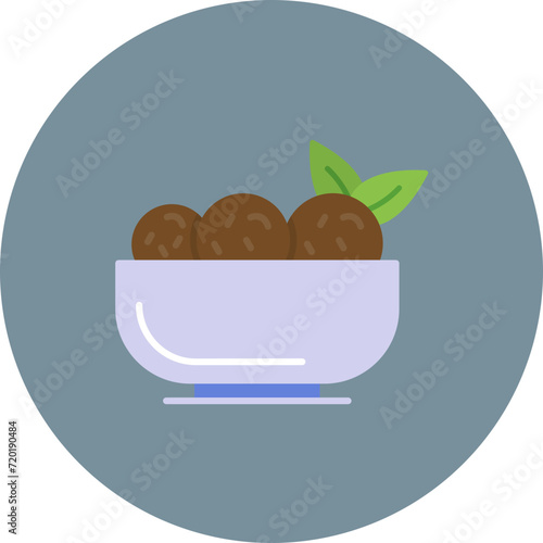 Falafel icon vector image. Can be used for World Cuisine.