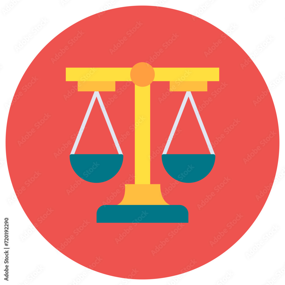 Law Scale icon vector image. Can be used for Crime and Law. Law Scale icon vector image. Can be used for Crime and Law.