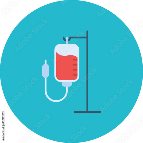 Blood Bag icon vector image. Can be used for Medicine.