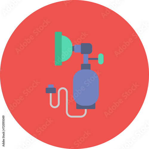 Anesthesia icon vector image. Can be used for Medicine.