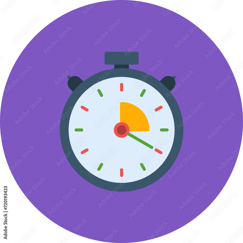 Stopwatch icon vector image. Can be used for Soccer. Stopwatch icon vector image. Can be used for Soccer.