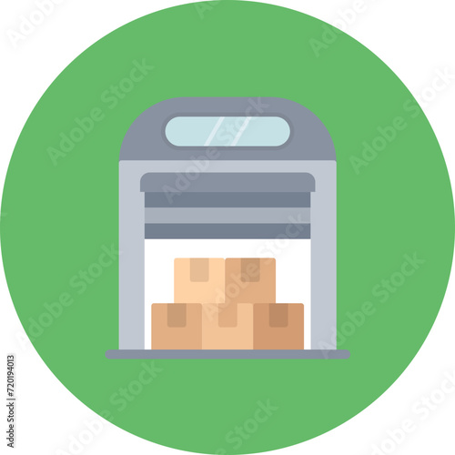 Data Warehouse icon vector image. Can be used for Data Analytics.