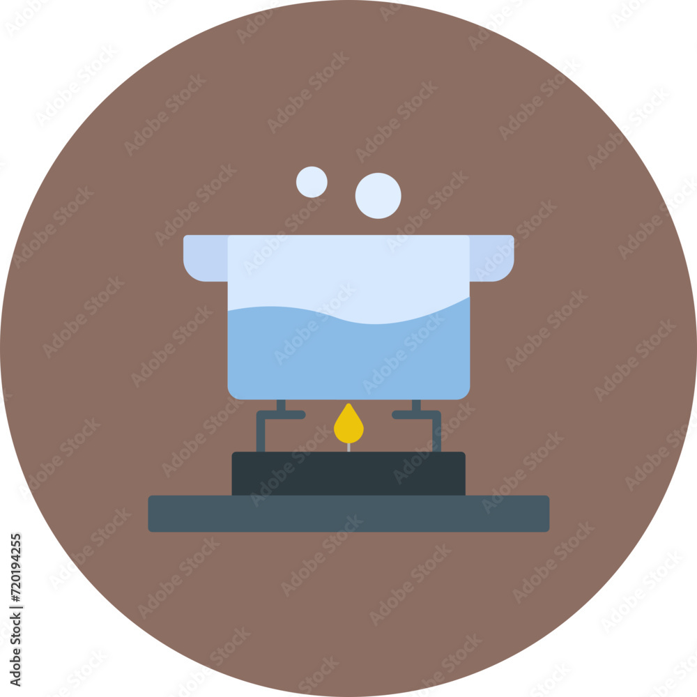 Water Boil icon vector image. Can be used for Coffee Shop. Water Boil icon vector image. Can be used for Coffee Shop.