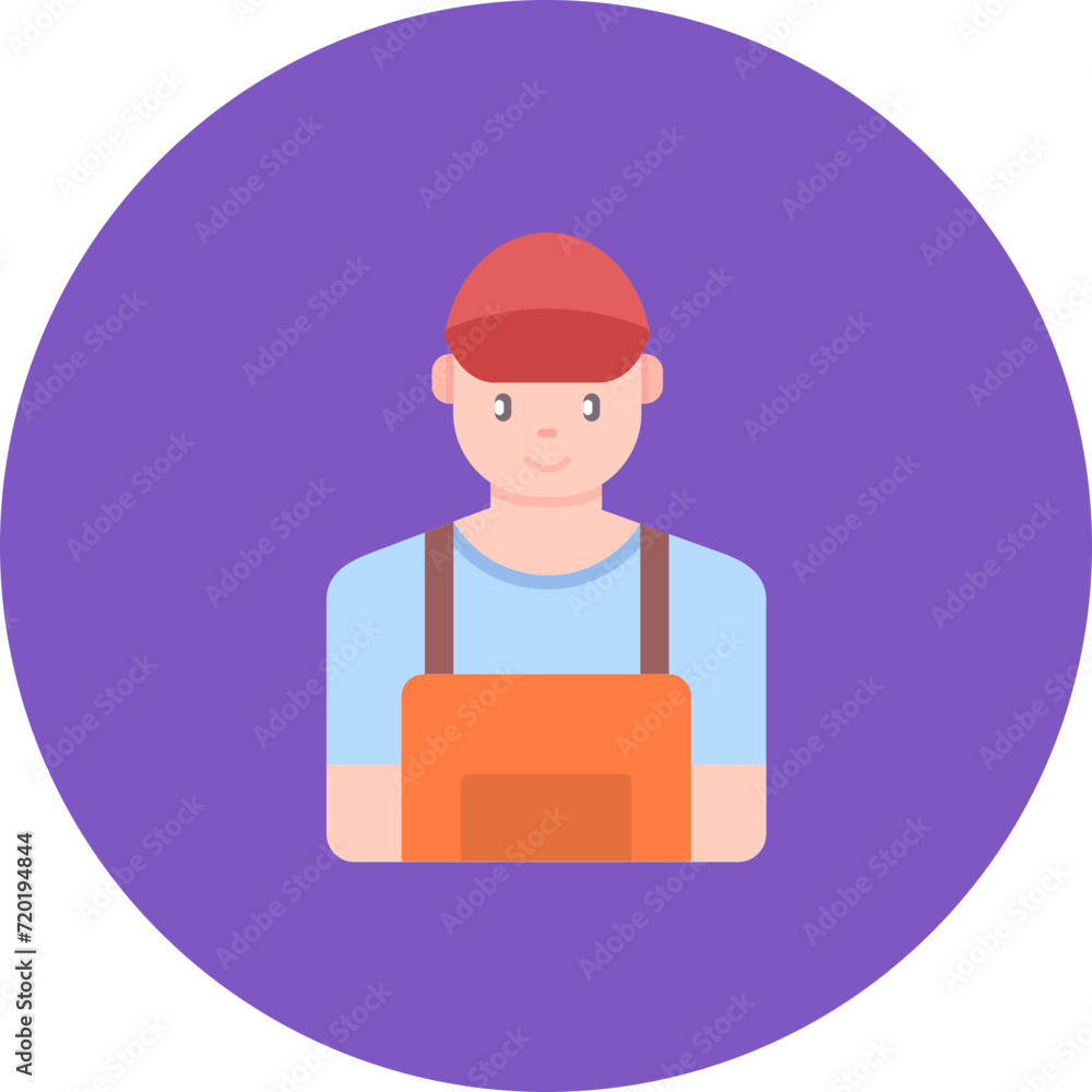 Barista icon vector image. Can be used for Coffee Shop.