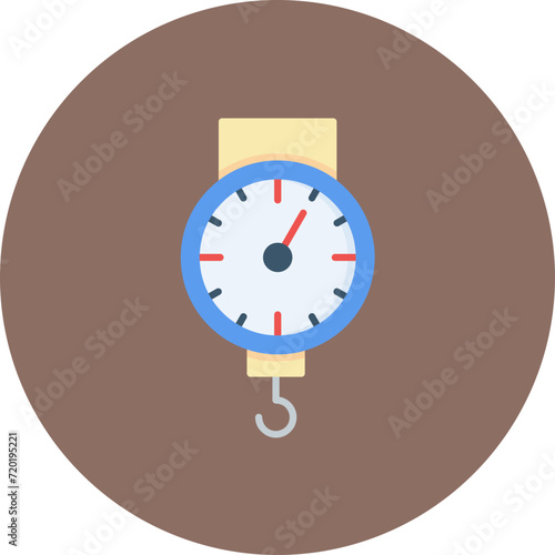Steelyard icon vector image. Can be used for Construction Tools.
