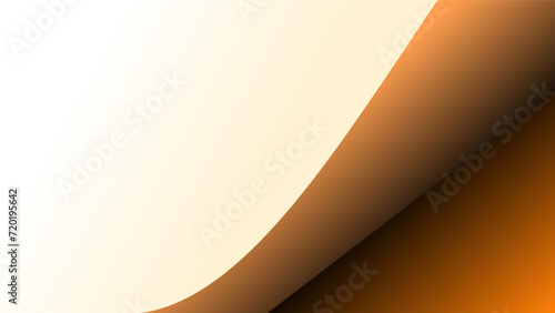 Brown sepia cream and white folded paper theme background with underside empty space for text and images presentations