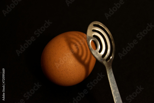 uovo con ombra photo