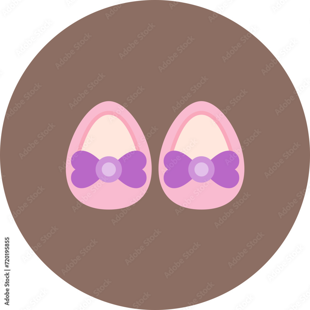 Baby Shoes icon vector image. Can be used for Baby. Baby Shoes icon vector image. Can be used for Baby.