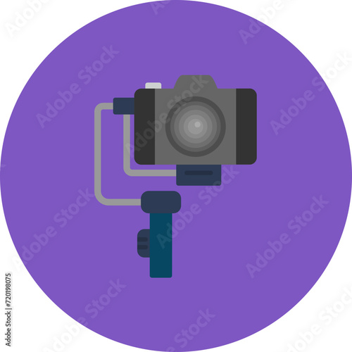 Gimbal icon vector image. Can be used for Photography.