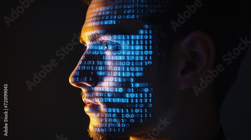 Light in the form of a digital code on the face of a programmer