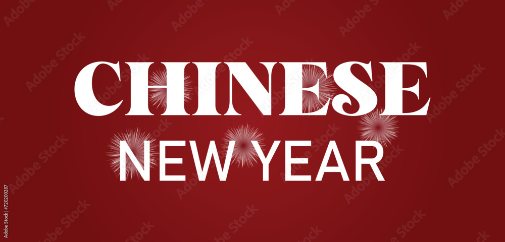 Happy Chinese New Year Text illustration Design Happy Chinese New Year Text illustration Design