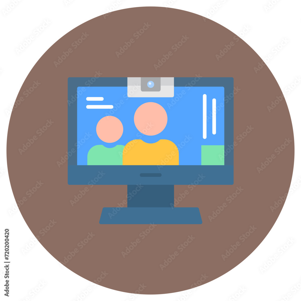 Webcam icon vector image. Can be used for Communications. Webcam icon vector image. Can be used for Communications.