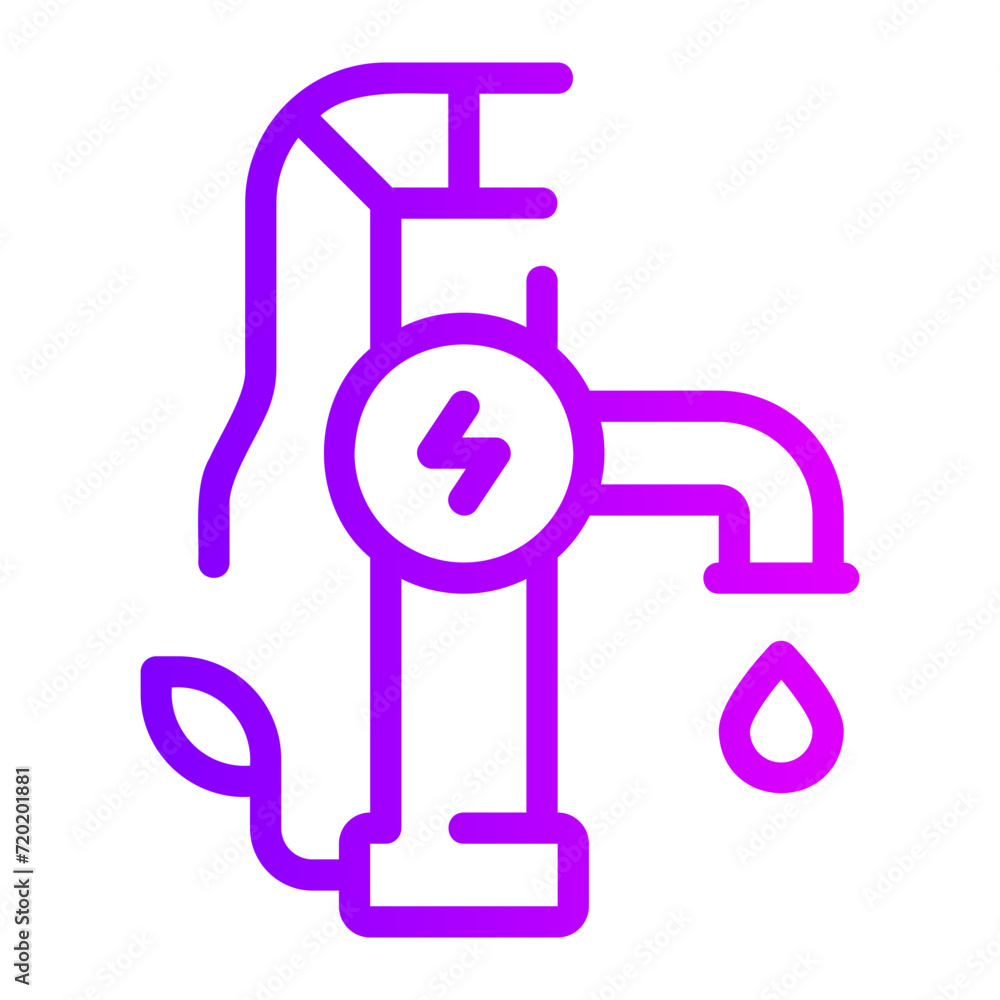 groundwater gradient icon groundwater gradient icon